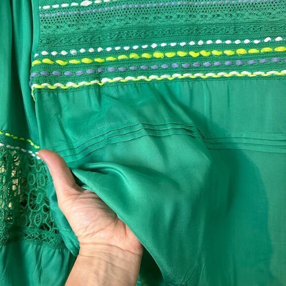 Anthropologie Blink London Sunshine Peasant Top Blouse Size Medium - Picture 10 of 16